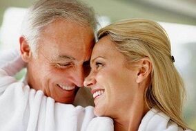 The happy man has increased his potential after the age of 50